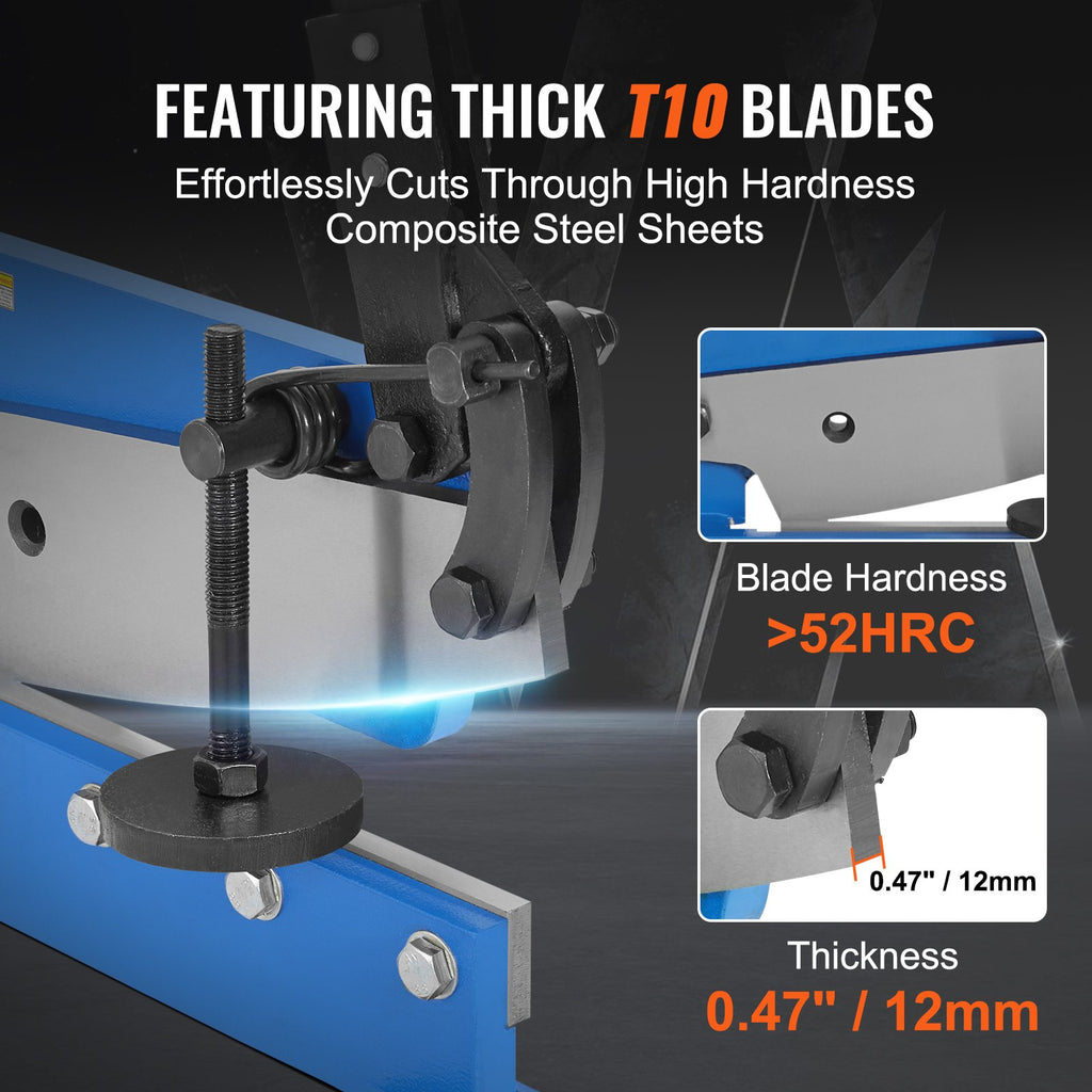 Rankinės lakštinio metalo žirklės VEVOR HS-5, 125 mm ašmenys