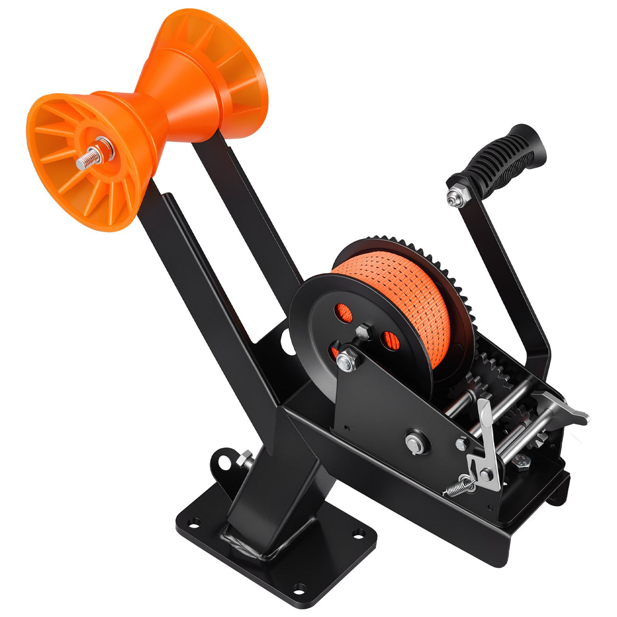 Valties priekabos gervės stovas su ritinėliu VEVOR HW2500A, 1588 kg