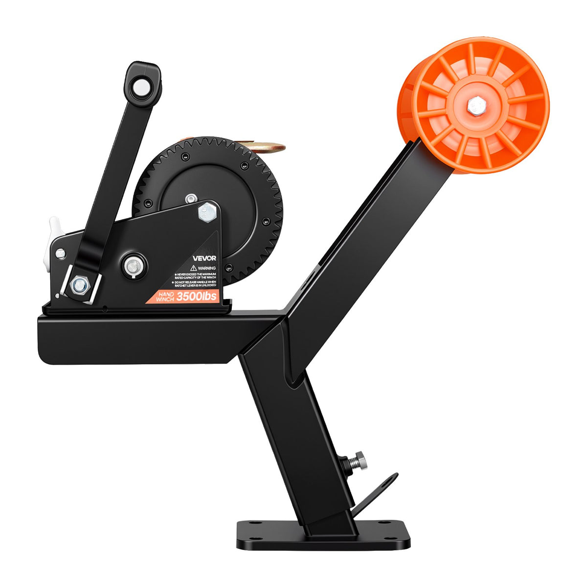 Valties priekabos gervės stovas su ritinėliu VEVOR HW2500A, 1588 kg
