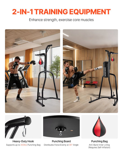Bokso maišo stovas VEVOR ssshksdj-c, iki 65 kg apkrova