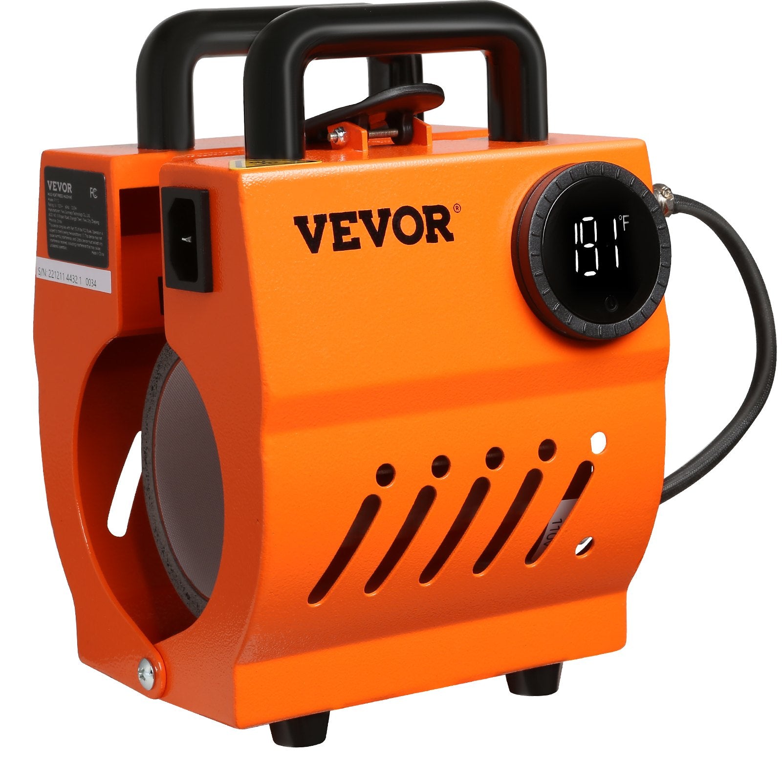 Puodelių termo presas VEVOR F110, 320W