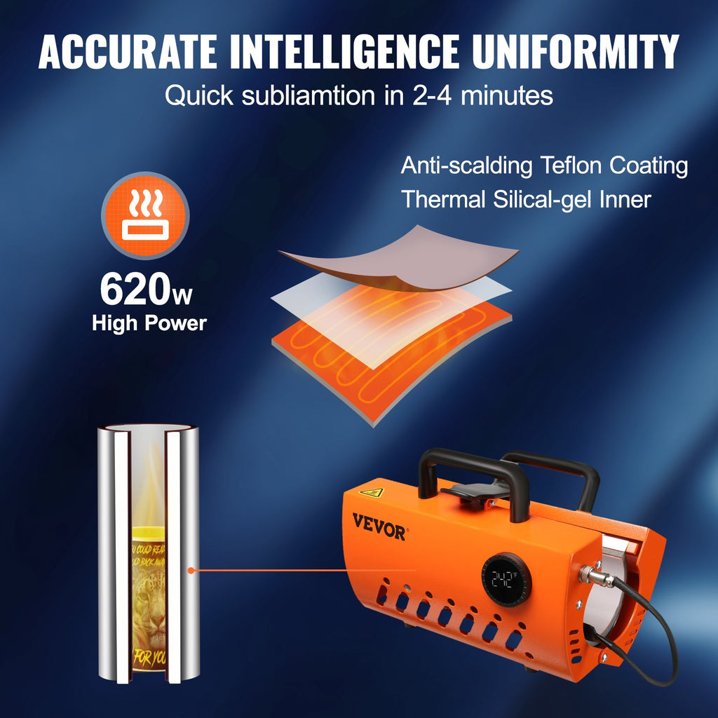Termopresas puodeliams VEVOR F320, 620W