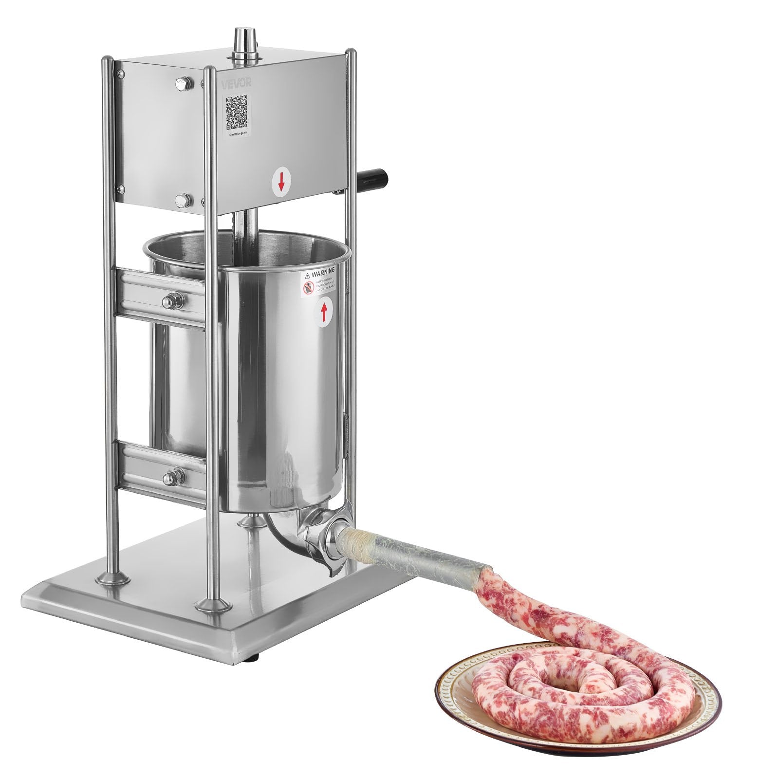 Rankinis dešrų kimštuvas VEVOR VS-10L, 10 l