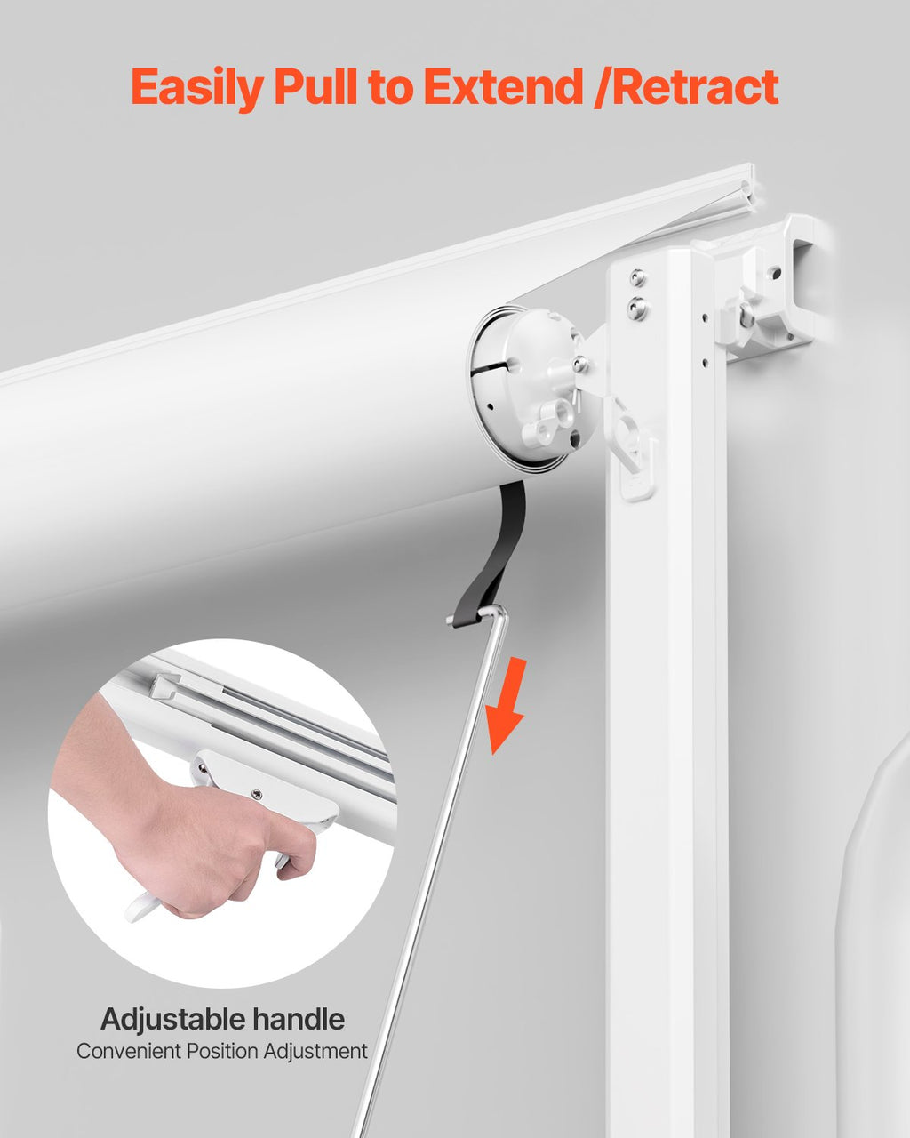 Mechaninė kemperio markizė VEVOR B1, 5,5 m (18 pėdų)