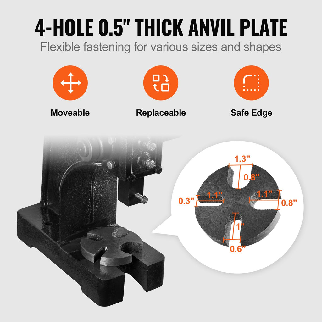 Mechaninis presas VEVOR AP-0, 0,5 tonos spaudimo jėga