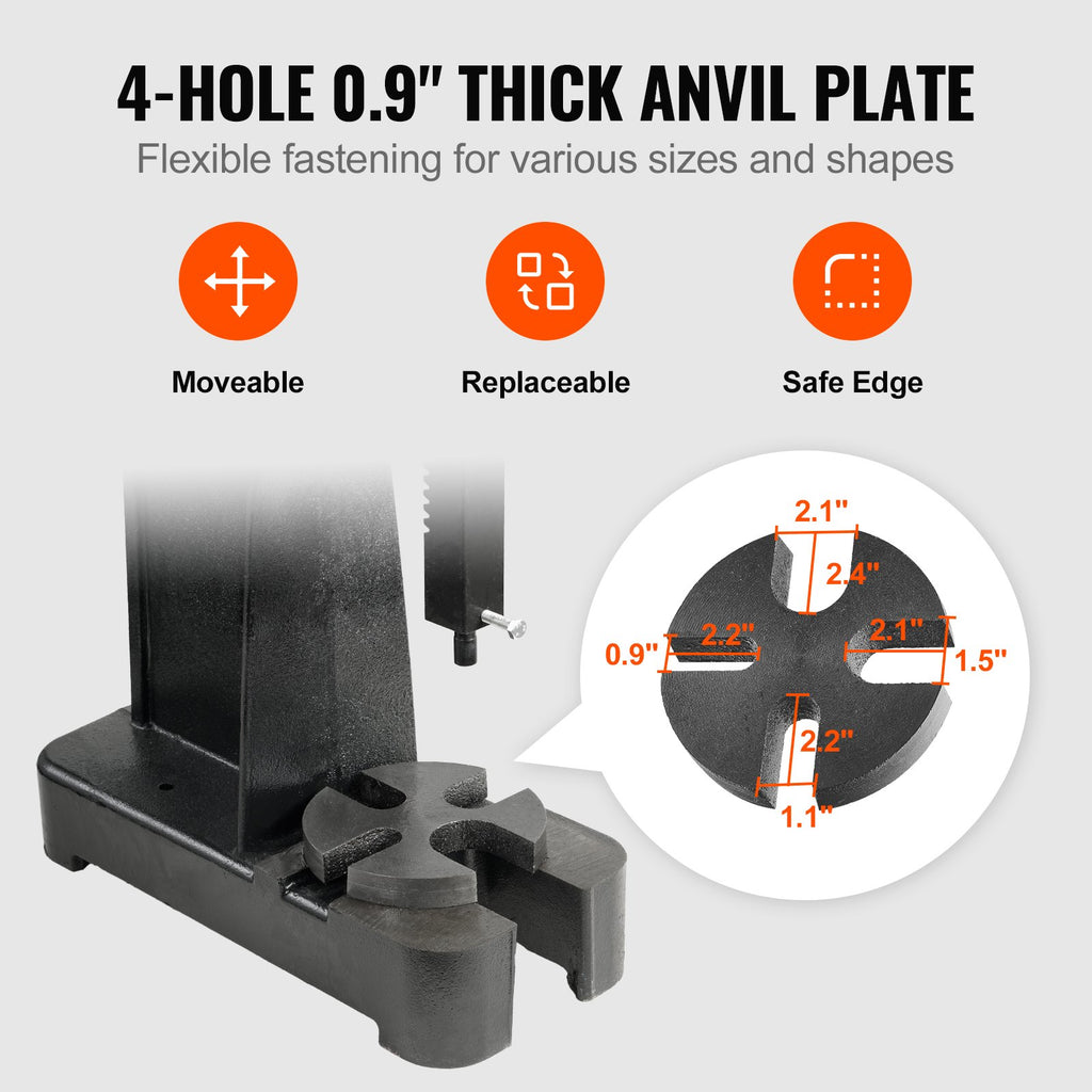 Rankinis presas VEVOR AP-3, 3 tonos