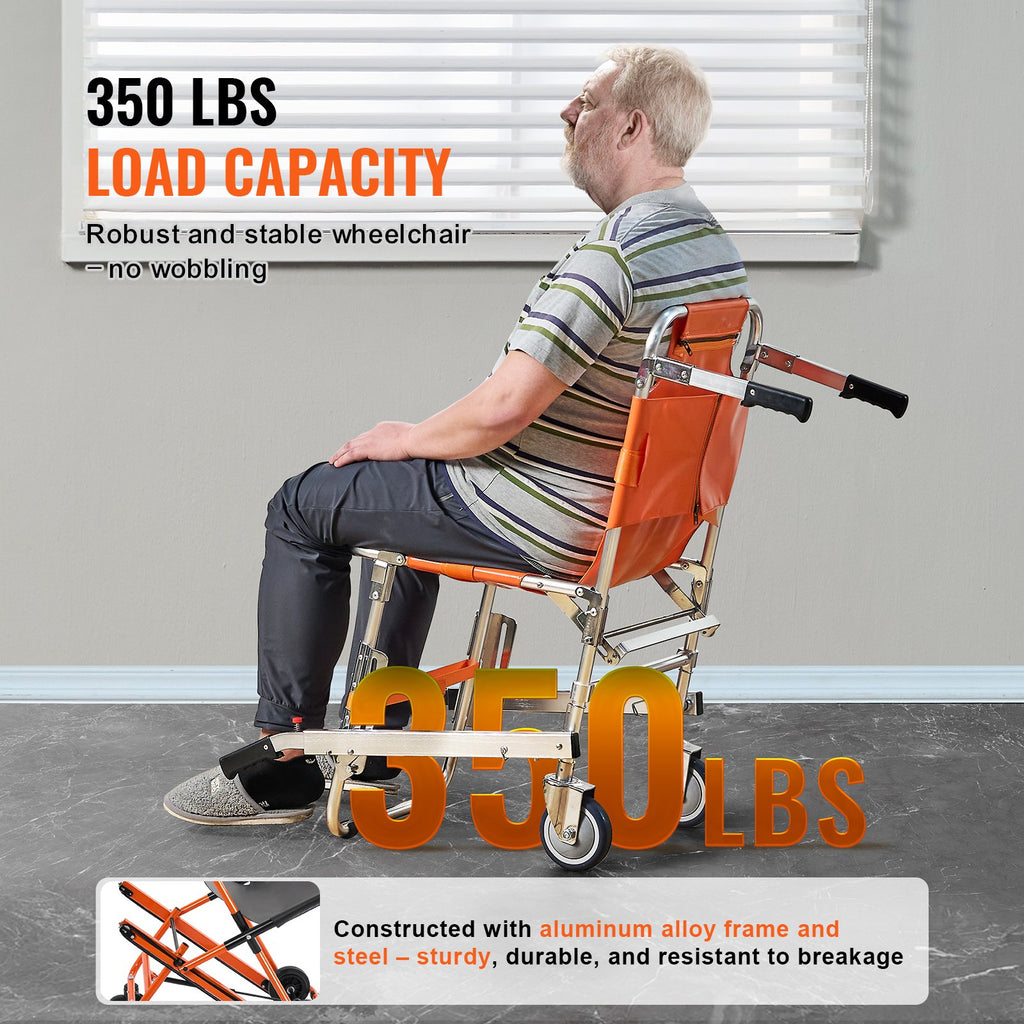 Evakuacinė kėdė laiptams VEVOR YHR-W1, 159 kg keliamoji galia