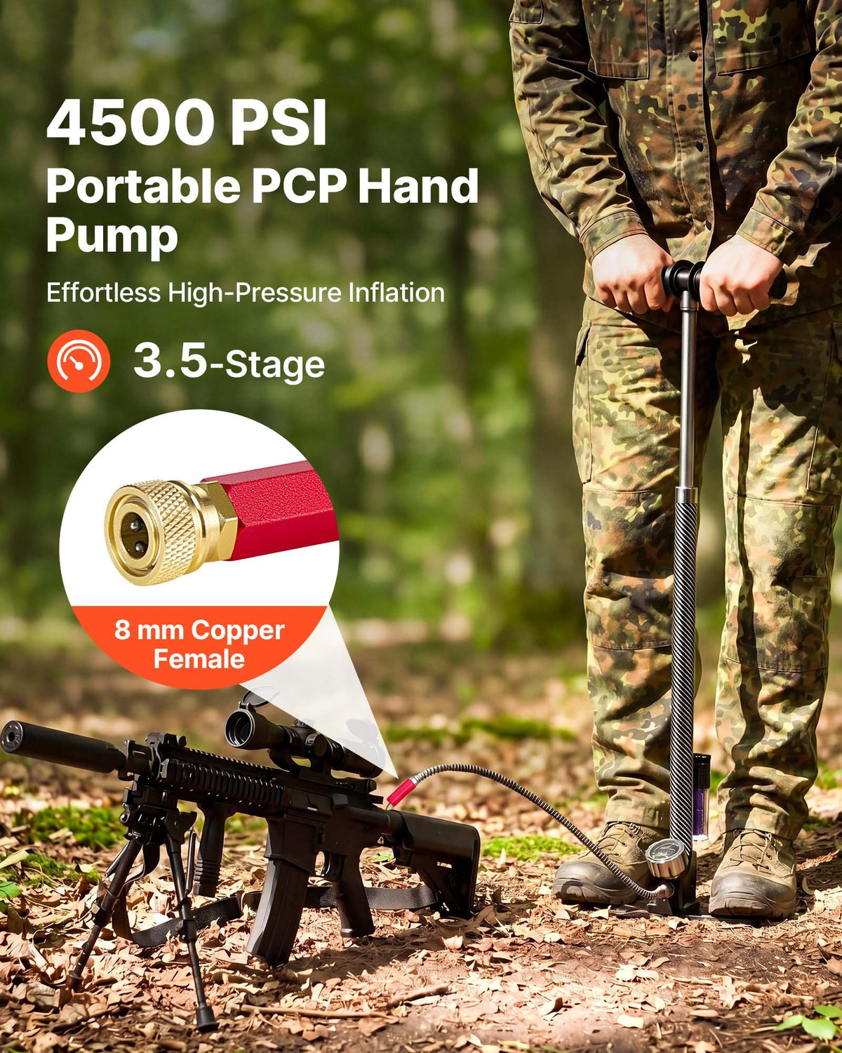 PCP rankinė pompa VEVOR DQT-XXQ04, 31.03 MPa (4500 PSI)
