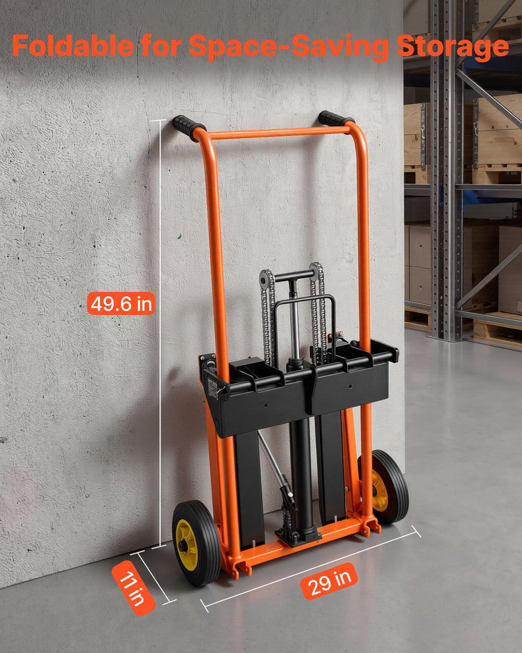 Rankinis hidraulinis keltuvas VEVOR scddc1000, 205 kg