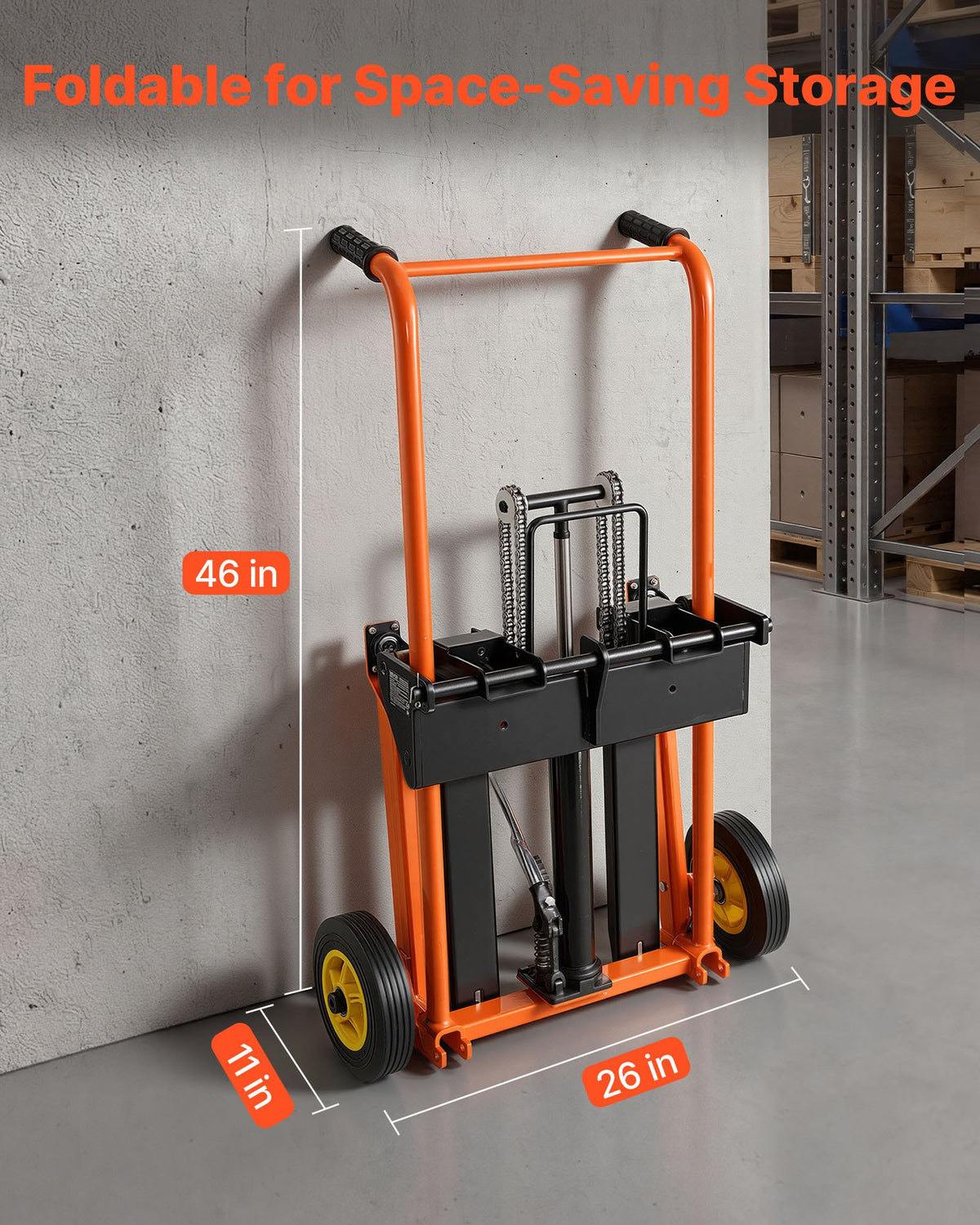 Hidraulinis krovinių keltuvas VEVOR SCDDC900, 205 kg
