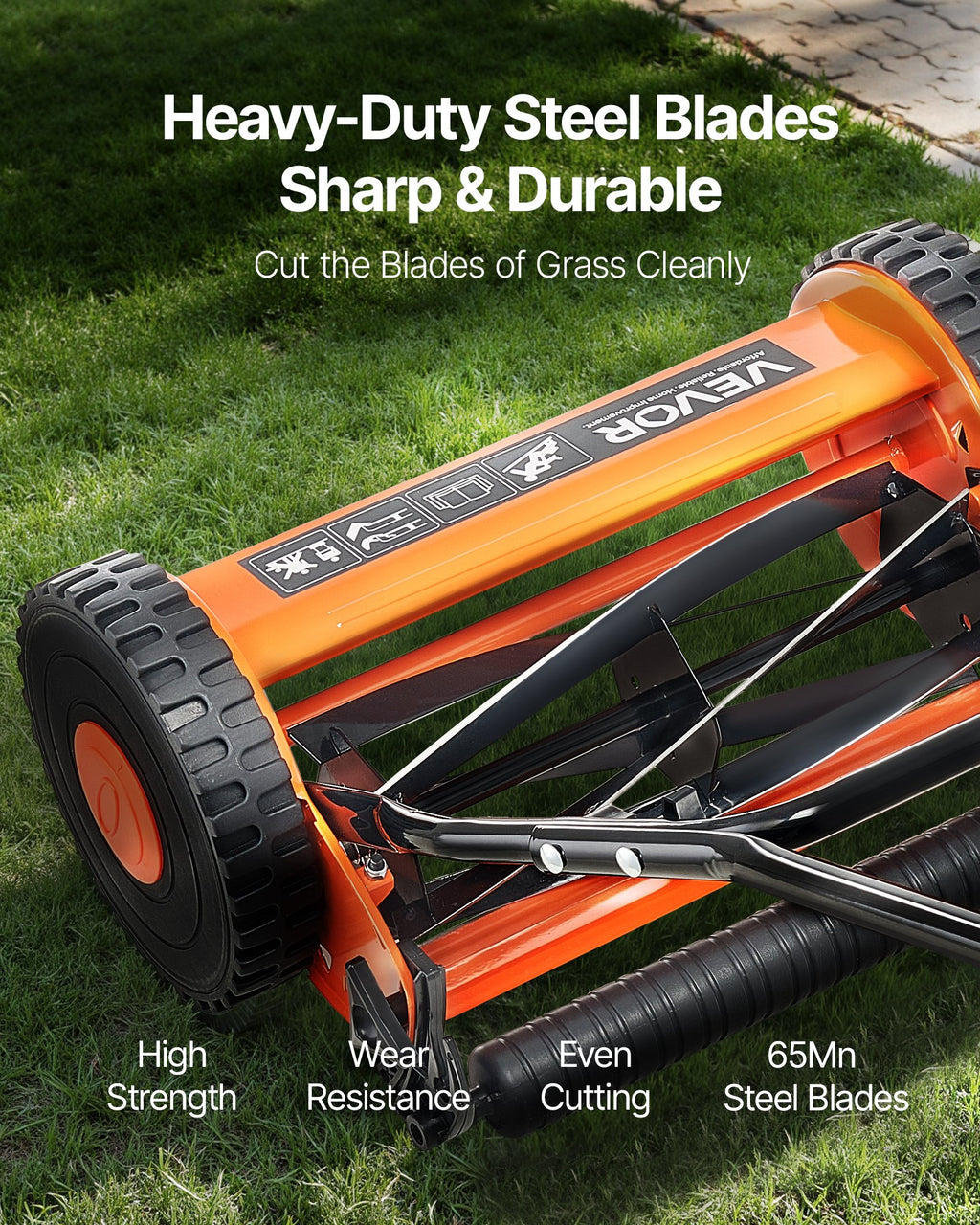 Mechaninė vėjapjovė VEVOR HS-GT1601D, 40 cm