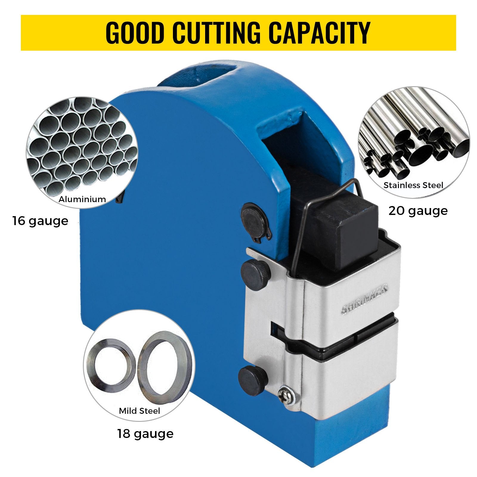 Skardos tempimo ir traukimo staklės VEVOR 2-in-1, 1,2 mm plienui
