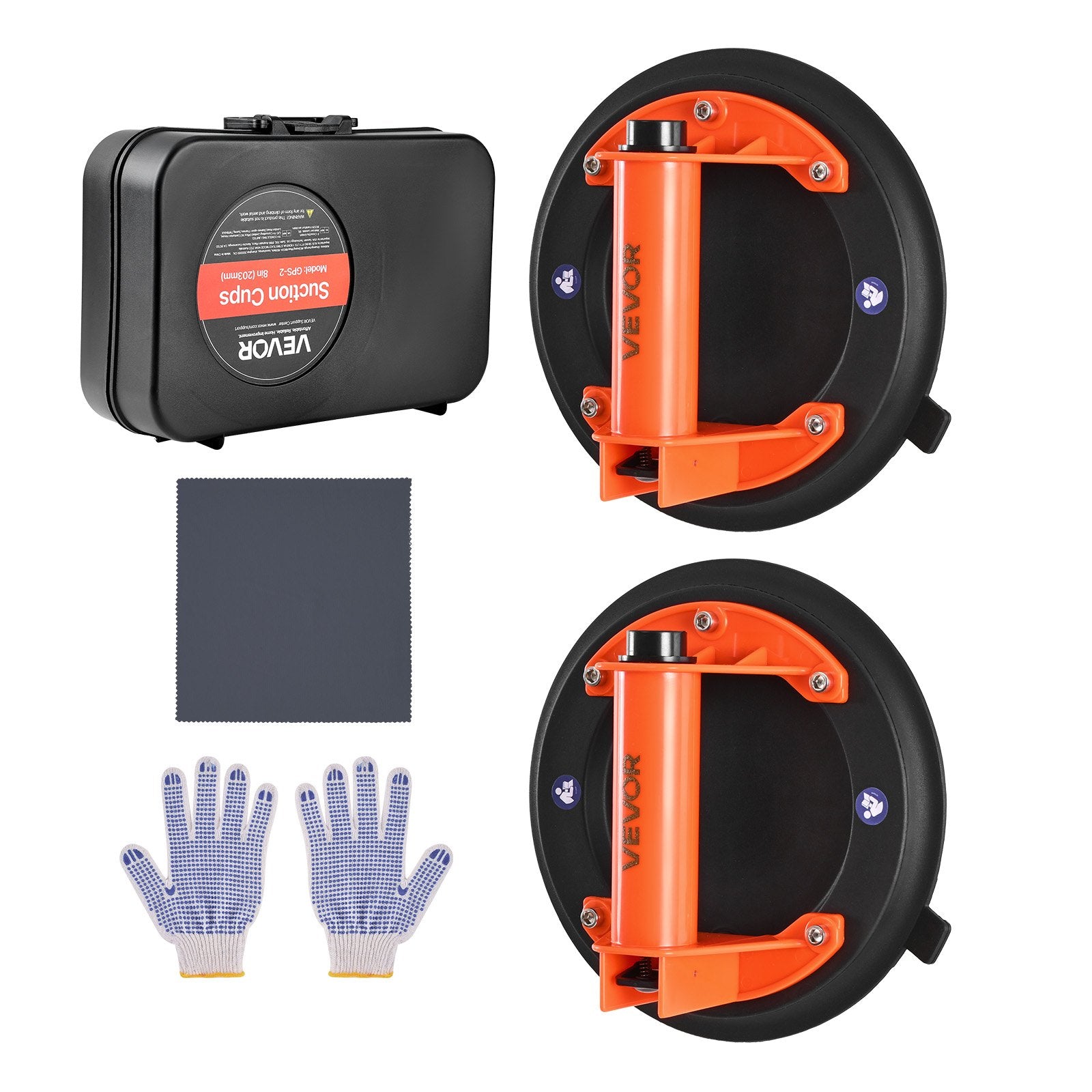 Vakuuminis siurbtukas stiklui VEVOR GPS-2, 180 kg keliamoji galia (2 vnt.)