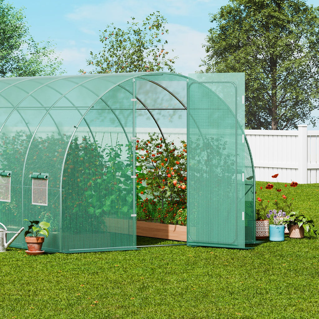 Tunelinis šiltnamis VEVOR 3x6x2.25m, 18 m²