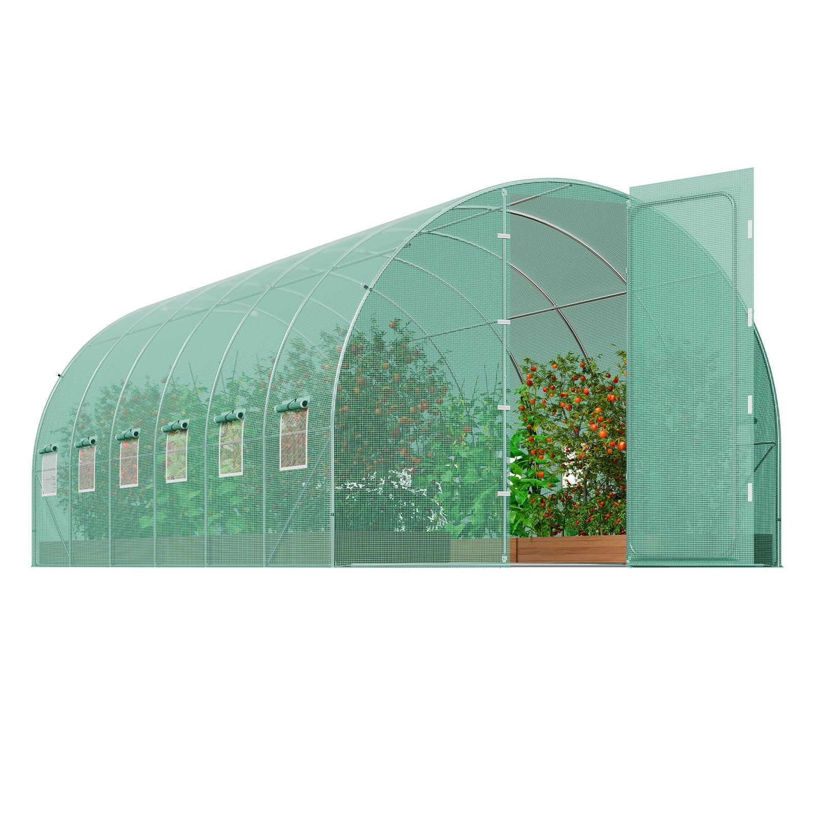 Tunelinis šiltnamis VEVOR 3x6x2.25m, 18 m²