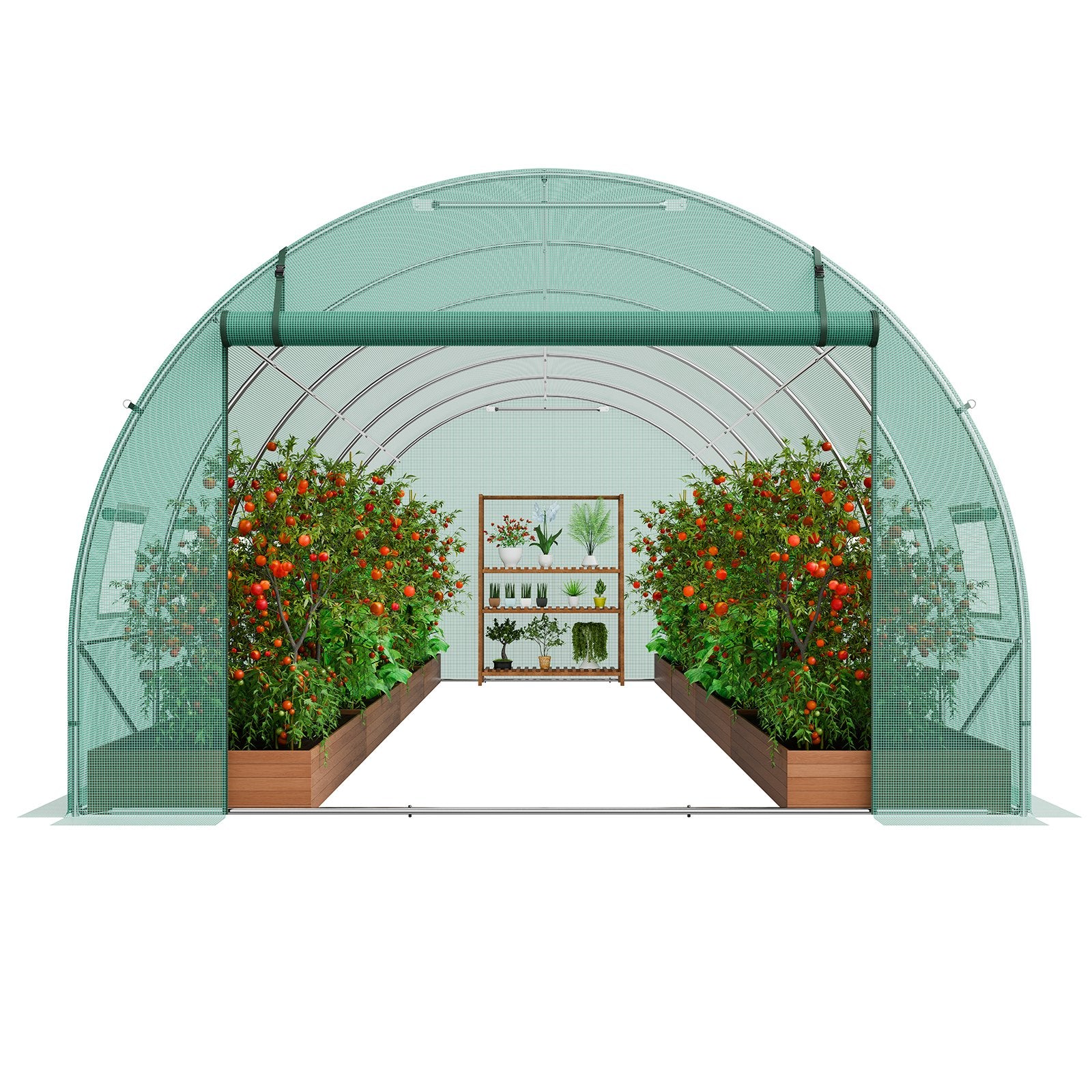 Tunelinis šiltnamis VEVOR 3x6x2m, 18 m² plotas