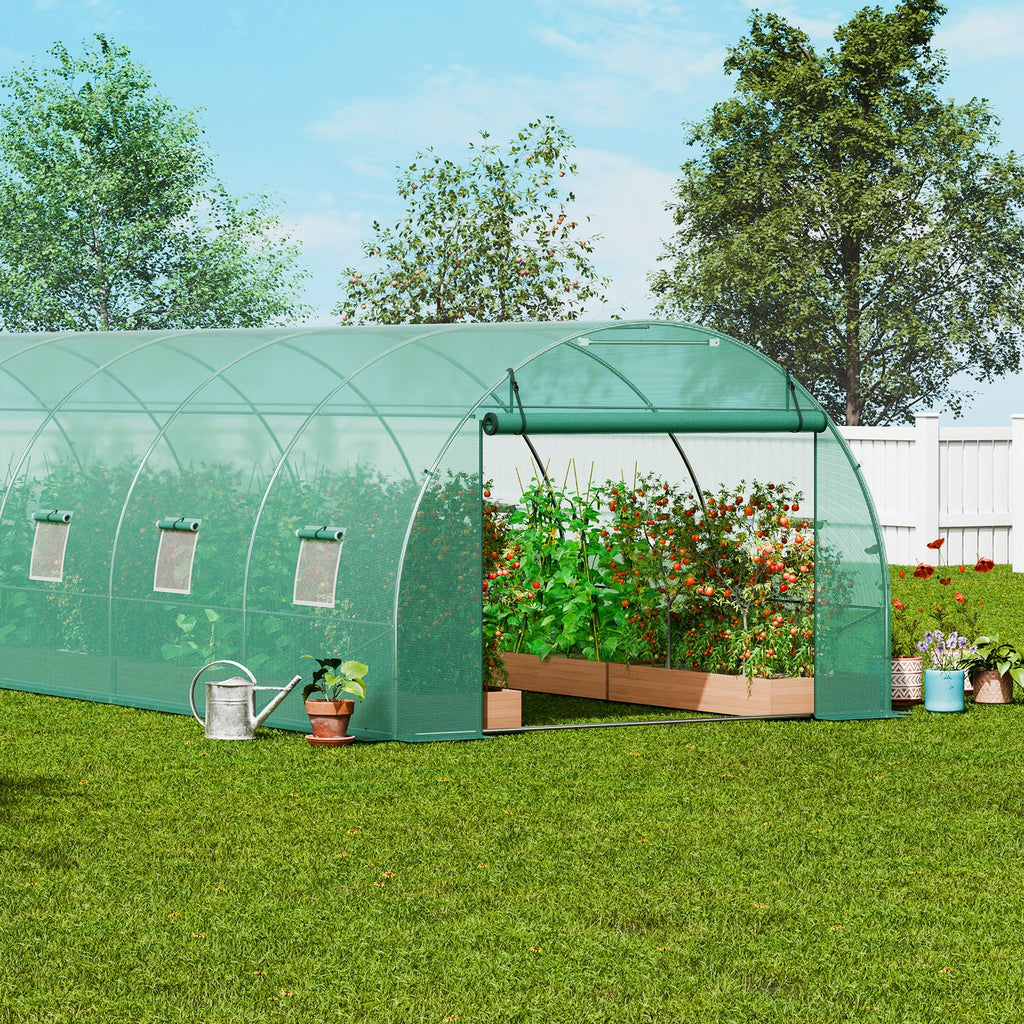 Tunelinis šiltnamis VEVOR 3x9x2m(6)G, 26,2 m²