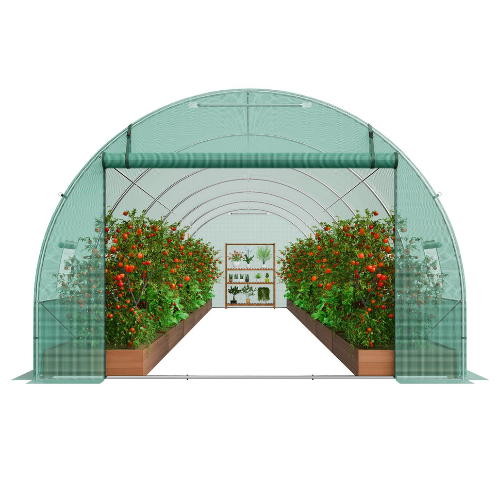 Tunelinis šiltnamis VEVOR 3x9x2m(6)G, 26,2 m²
