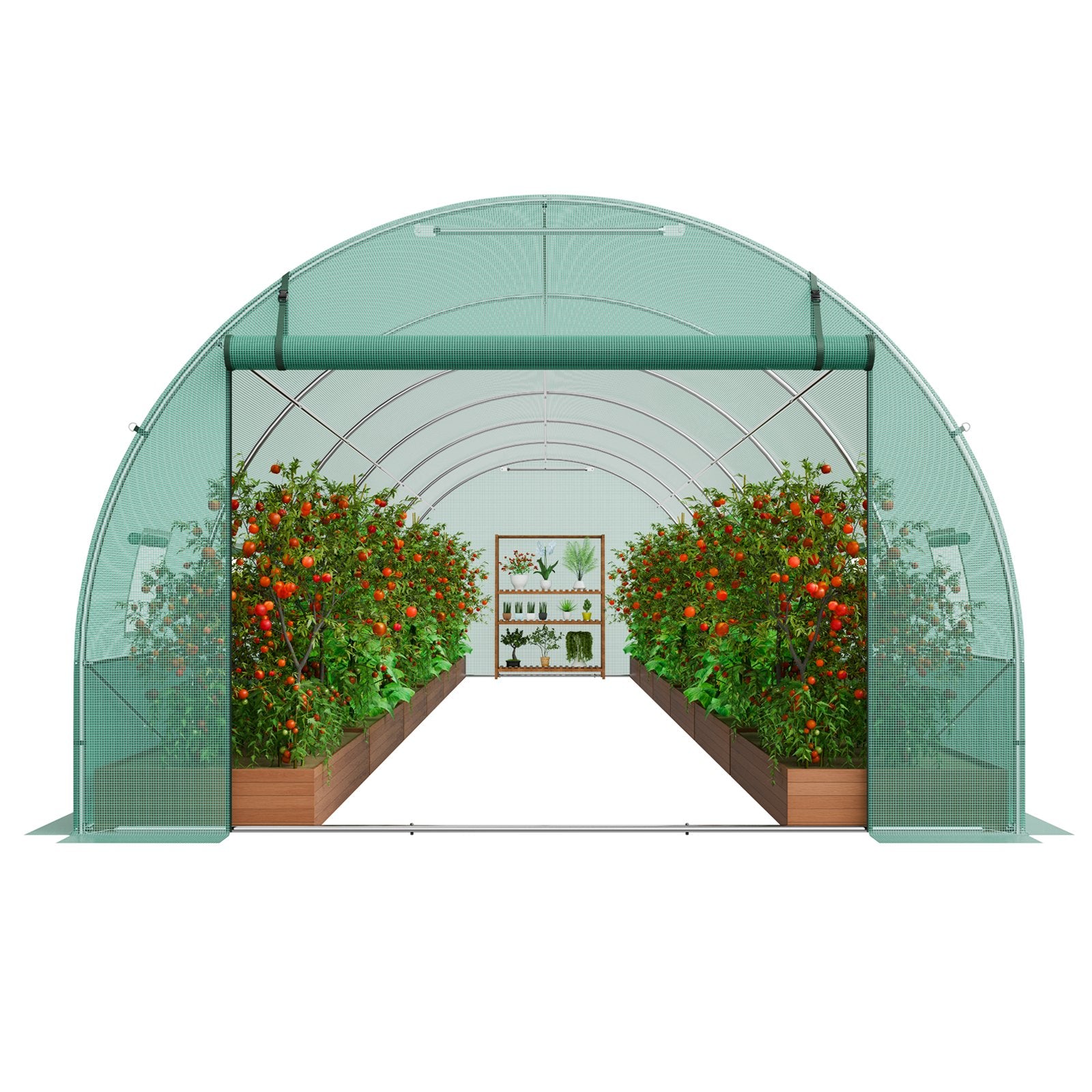 Tunelinis šiltnamis VEVOR 3x9x2m(6)G, 26,2 m²