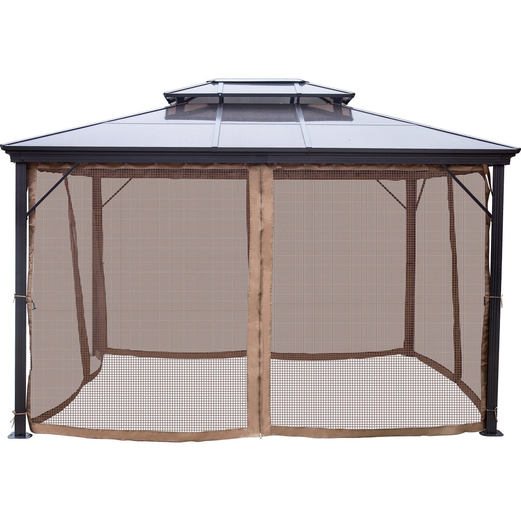 Lauko pavėsinė VEVOR 10x12ft, su dvigubu stogu