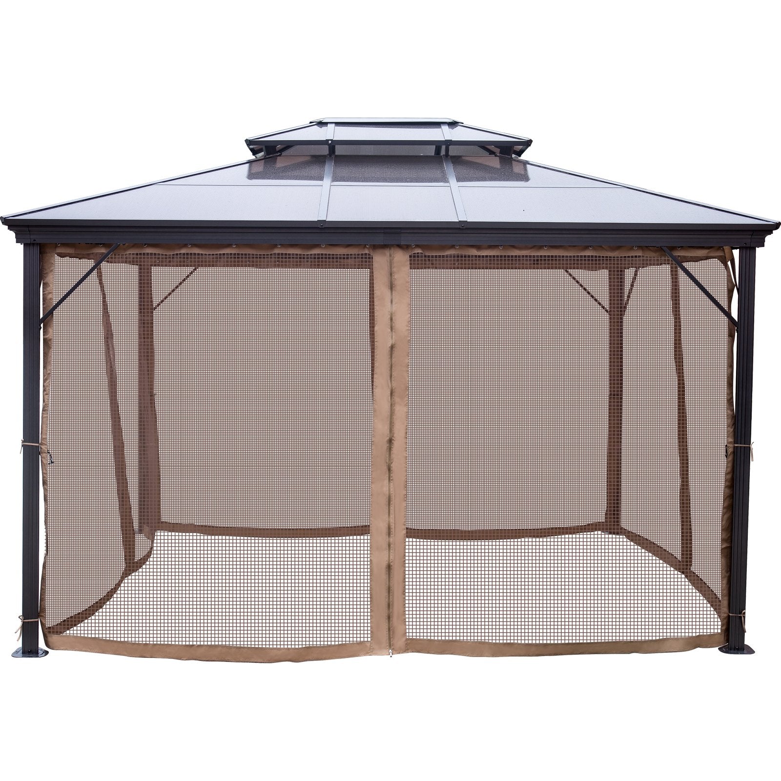 Lauko pavėsinė VEVOR 10x12ft, su dvigubu stogu