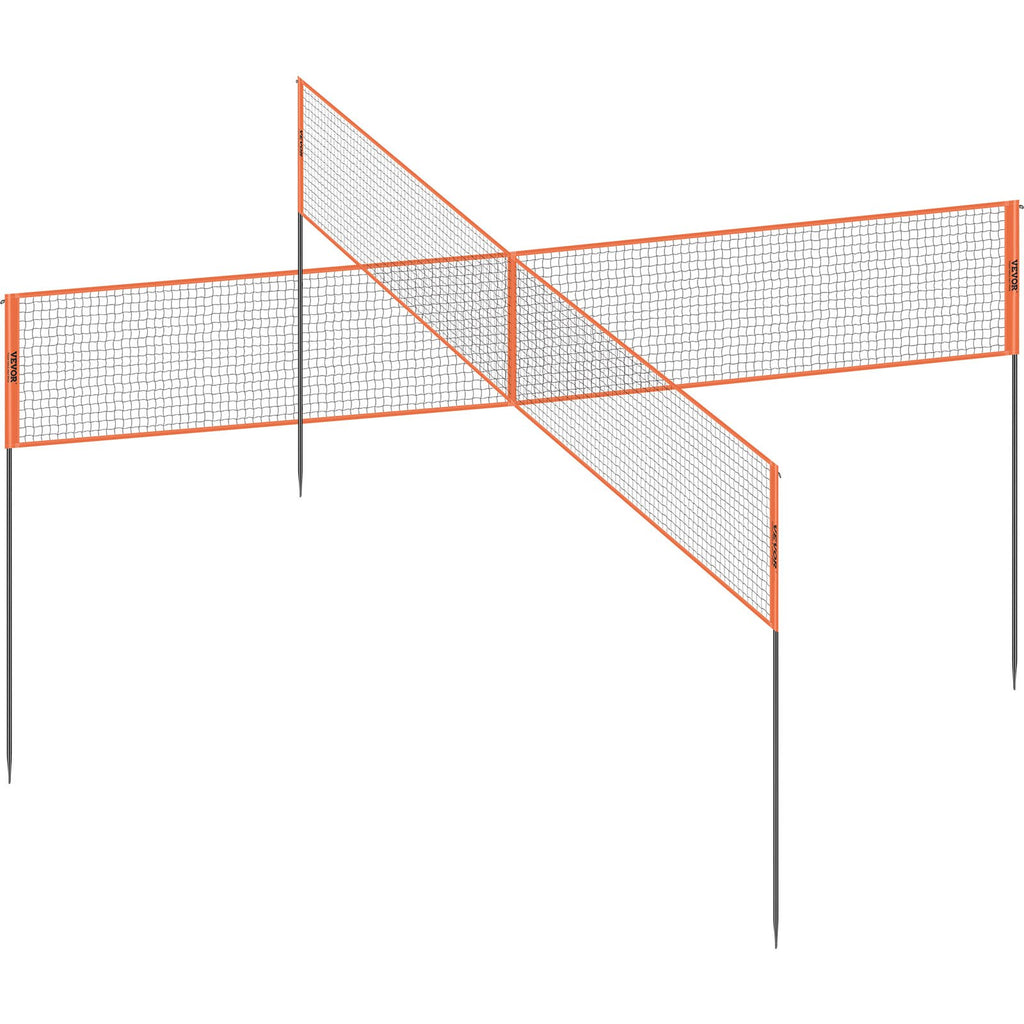 Keturpusis tinklinio ir badmintono tinklas VEVOR JH-205, reguliuojamas aukštis