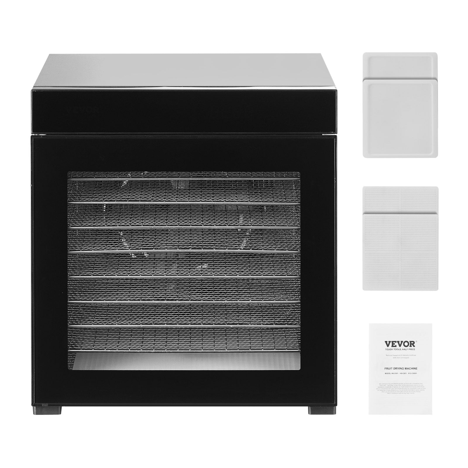 Maisto džiovintuvas VEVOR FD-1018, 1000W