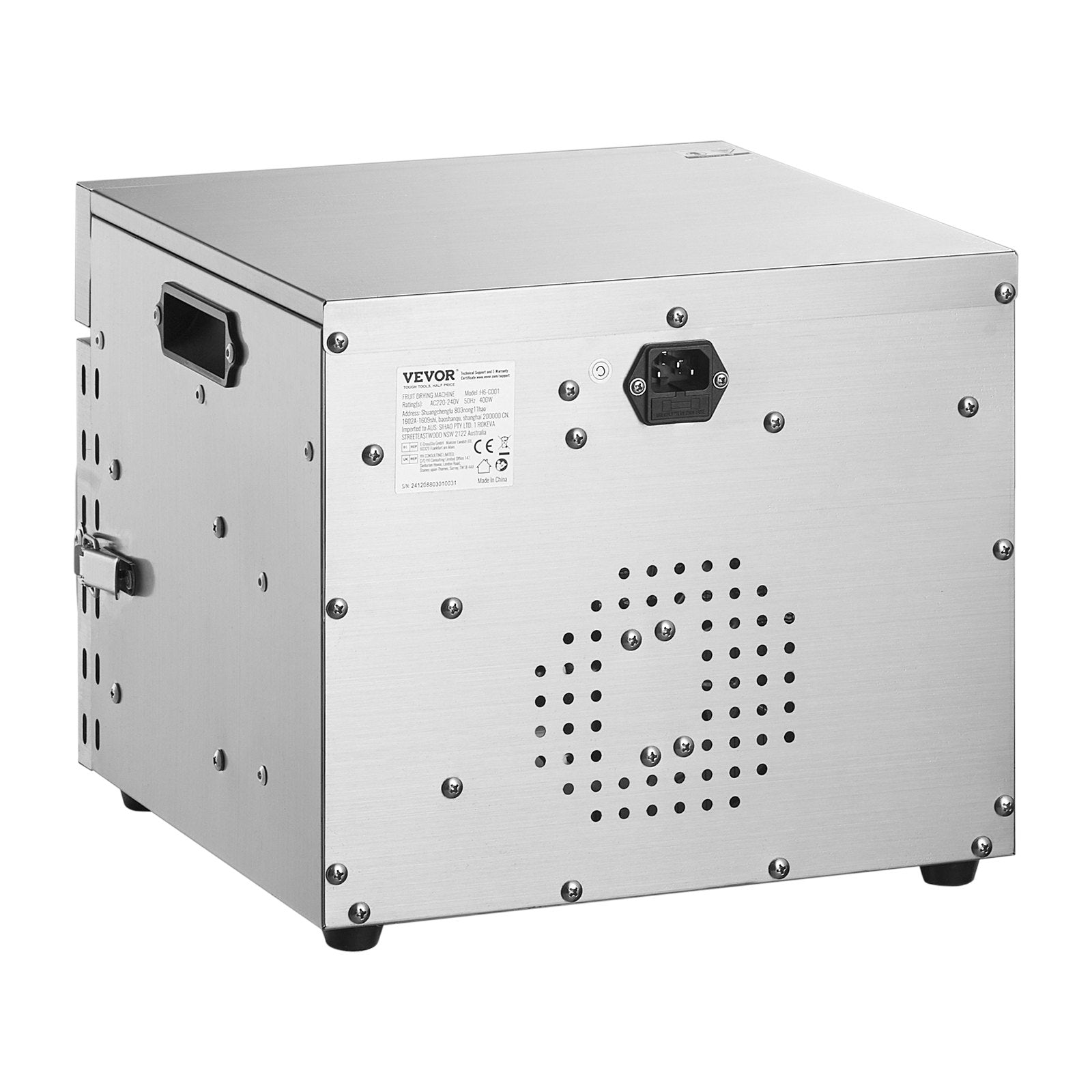 Maisto džiovintuvas VEVOR H6-C001, 400W