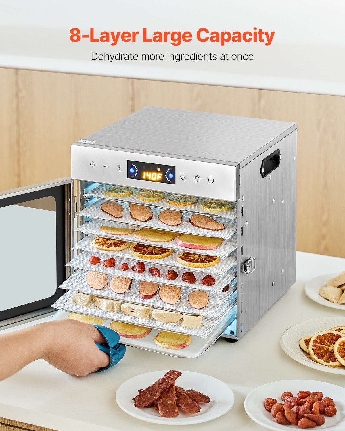 Maisto džiovintuvas VEVOR H8-C001, 400 W