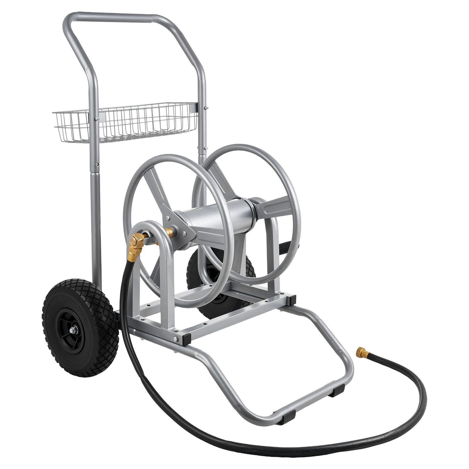 Sodo žarnos vežimėlis VEVOR ALQ-200-2, iki 91 m talpos