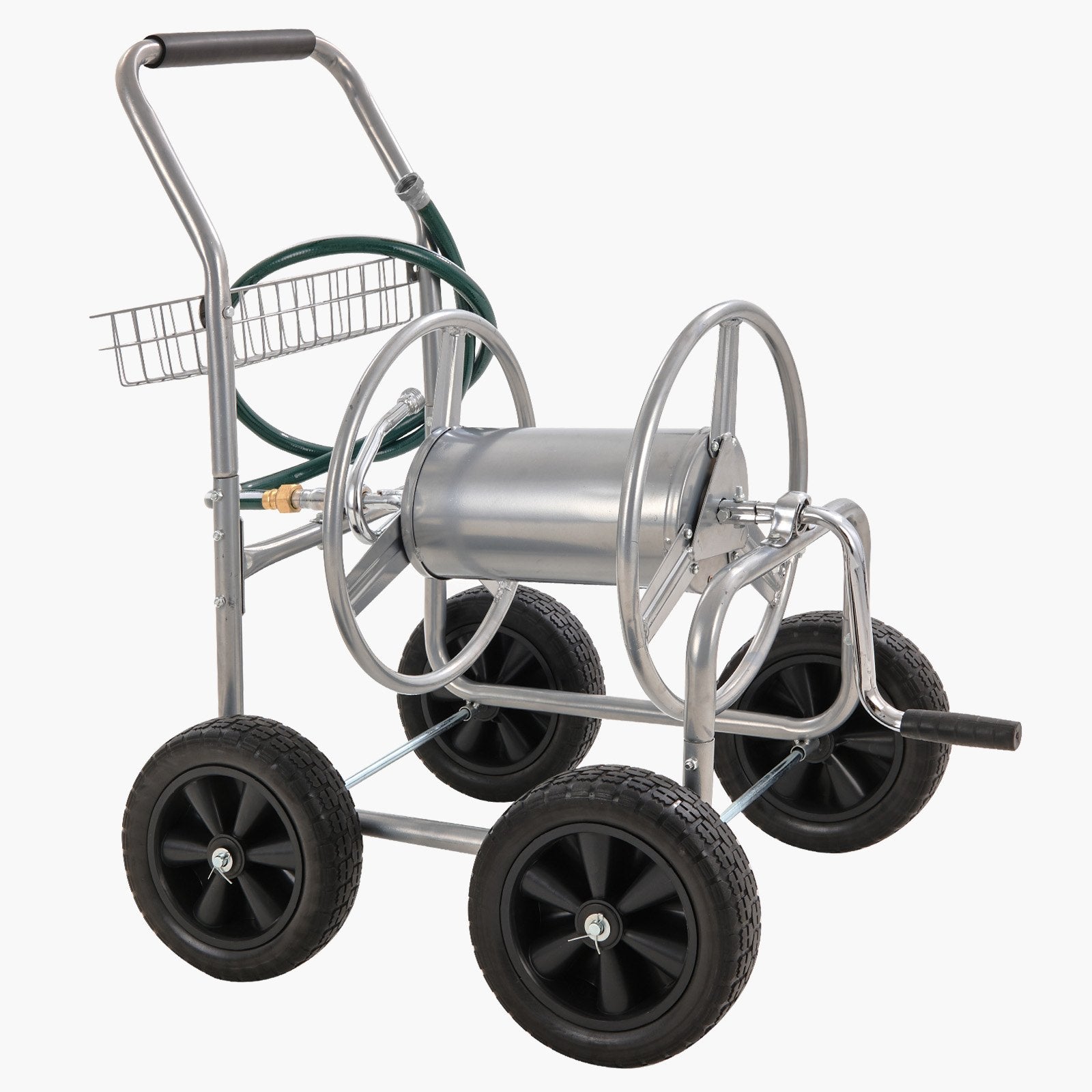 Sodo žarnos vežimėlis VEVOR ALQ-250, iki 76 m talpos