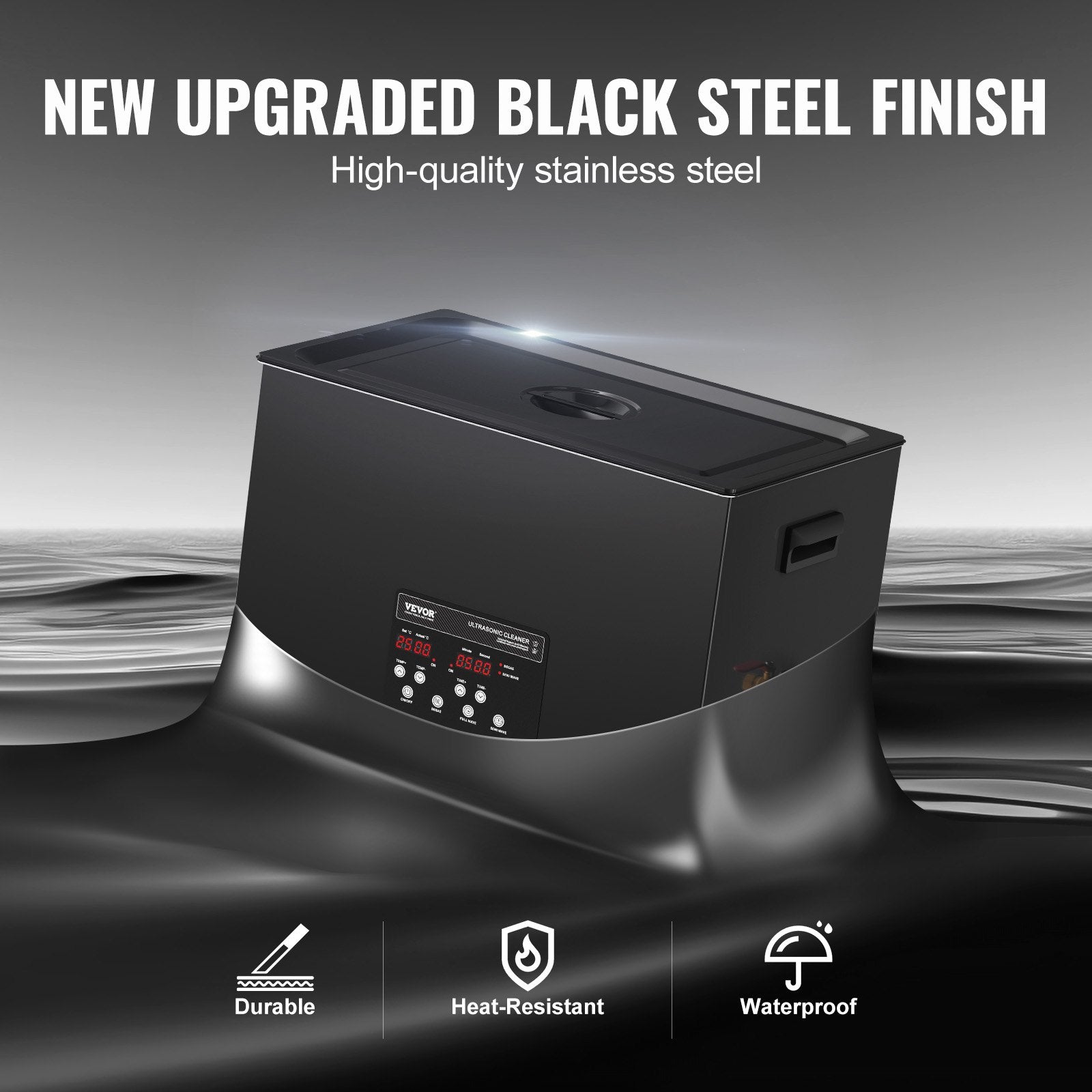 Ultragarsinė vonelė VEVOR TH-SPQXJ-100A, 30 l, 600 W