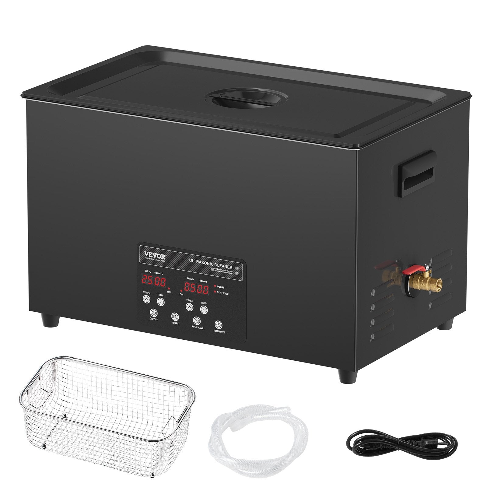 Ultragarsinė vonelė VEVOR TH-SPQXJ-100A, 30 l, 600 W