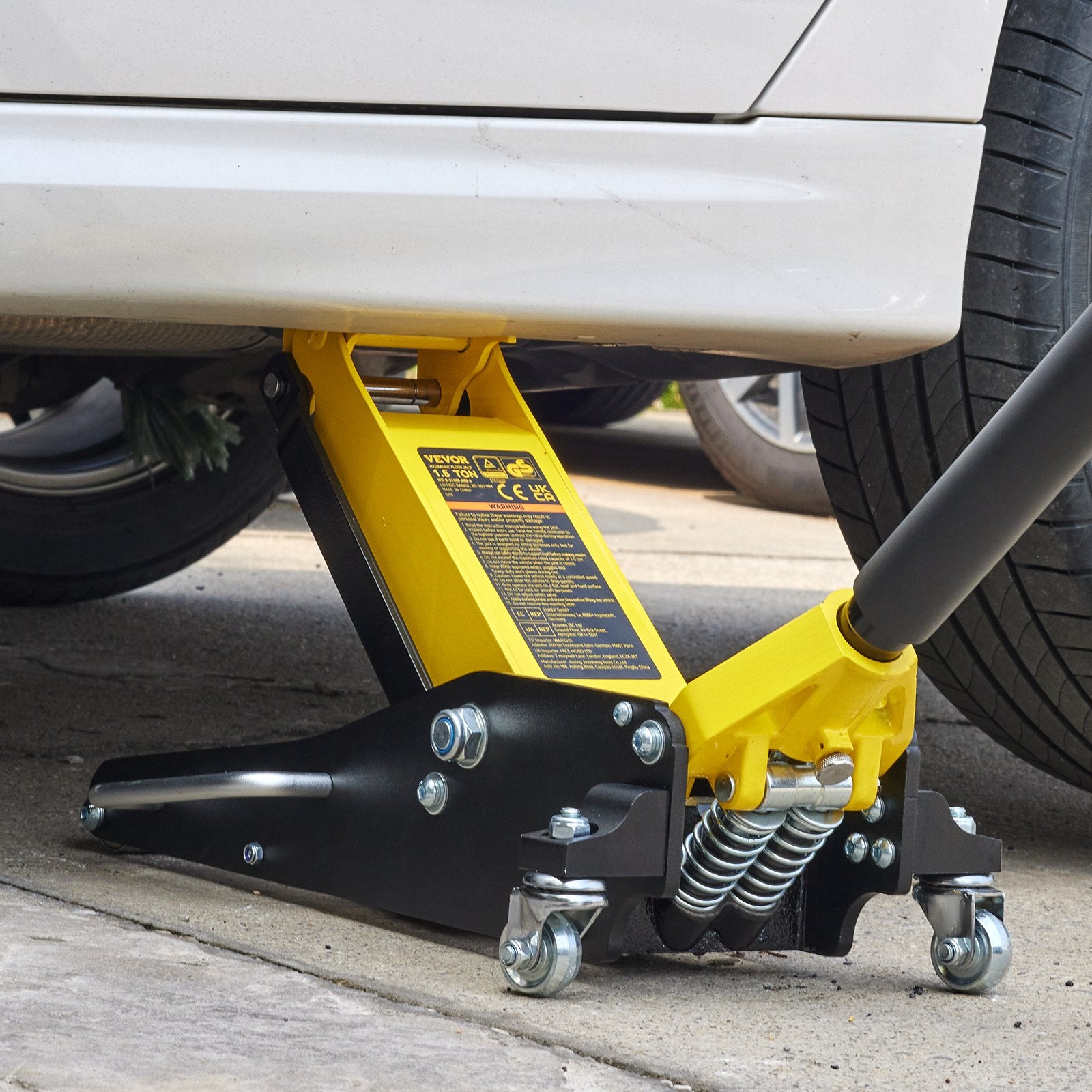 Žemo profilio domkratas VEVOR QJD-LTD015A-00, 1,5 t