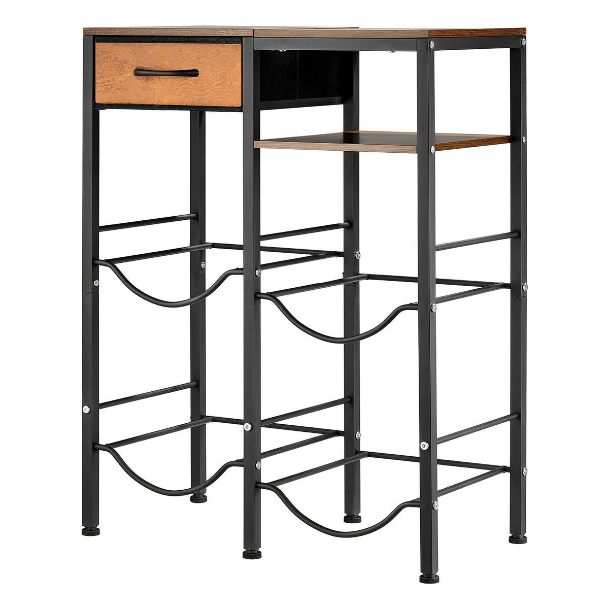 Vandens butelių laikiklis VEVOR 4 Water Bottle Rack Board Drawers-B, 4 buteliams