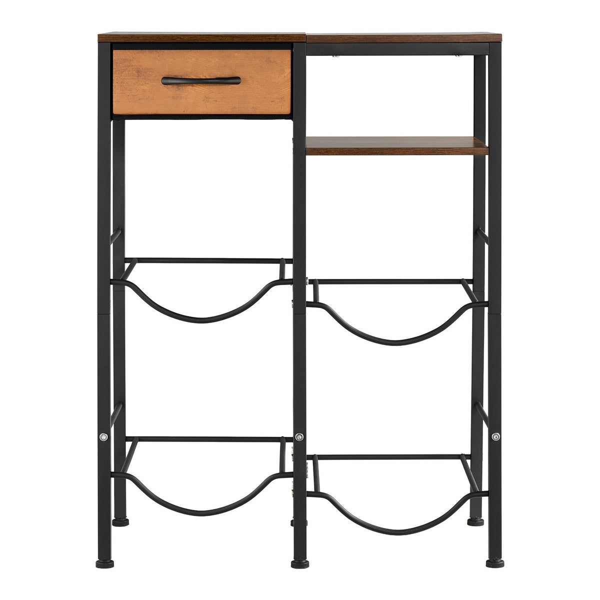 Vandens butelių laikiklis VEVOR 4 Water Bottle Rack Board Drawers-B, 4 buteliams