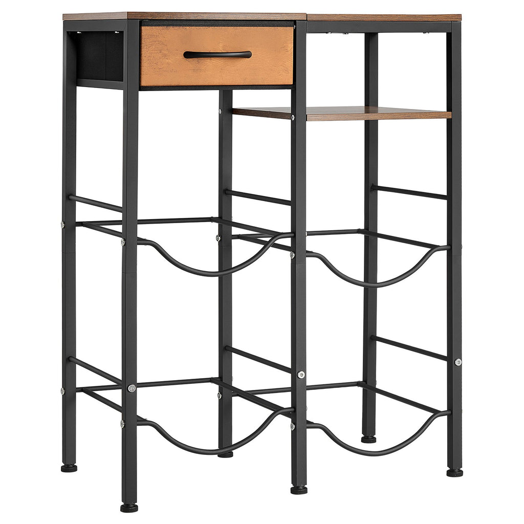 Vandens butelių laikiklis VEVOR 4 Water Bottle Rack Board Drawers-B, 4 buteliams
