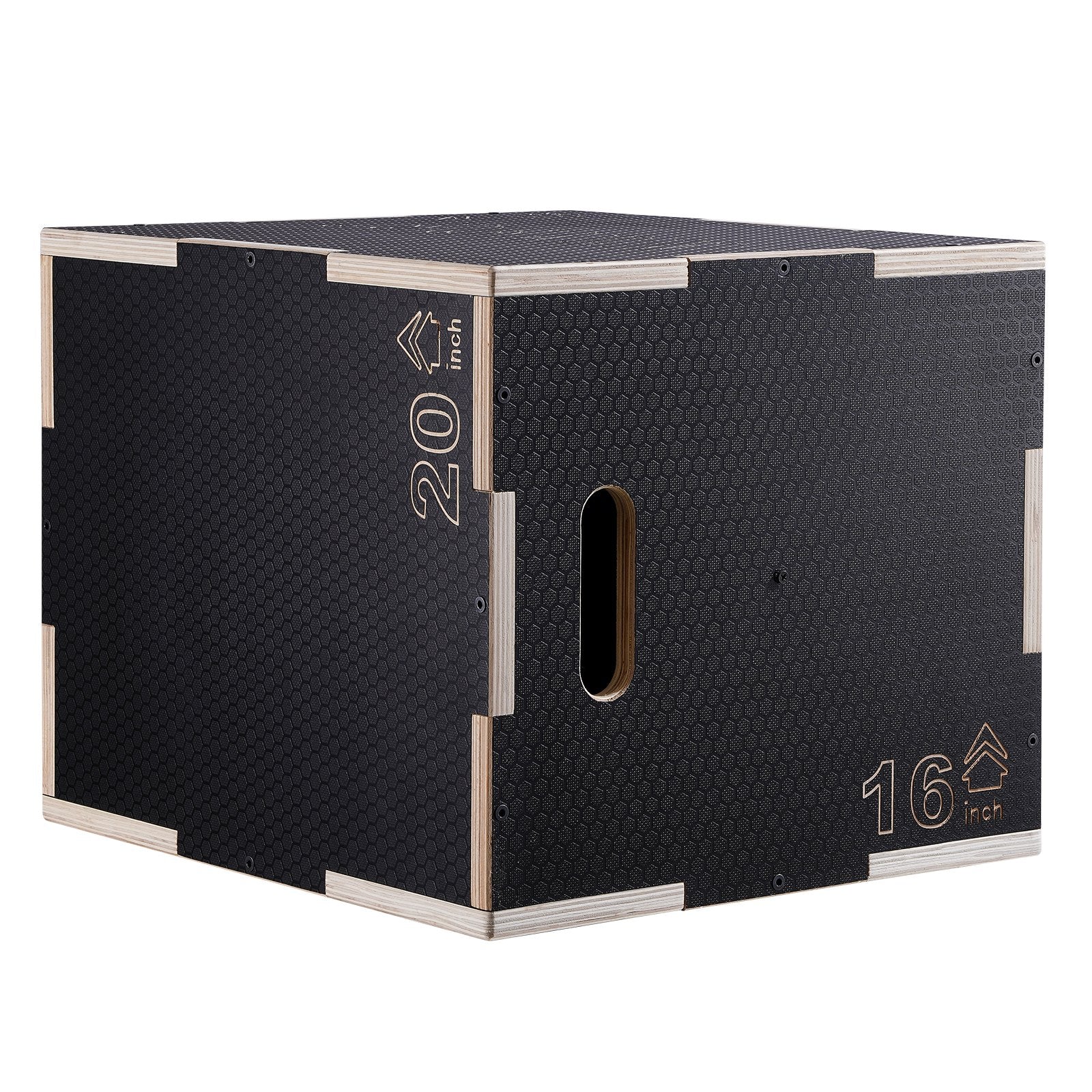 Plyometrinė dėžė šuoliams VEVOR SS-M-20-18-16, 3-in-1 dizainas
