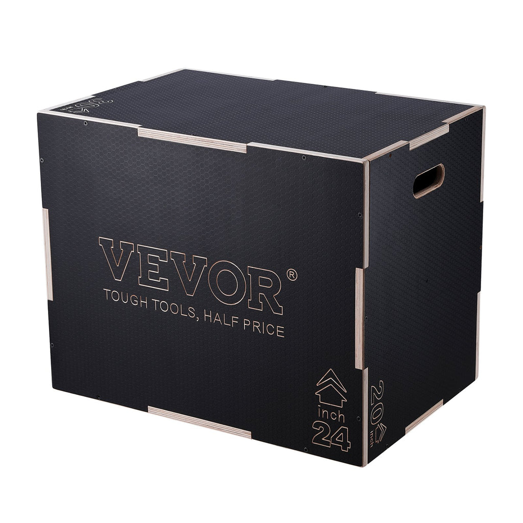 Pliometrinė šuolių dėžė VEVOR SS-M-30-24-20, 30/24/20 colių