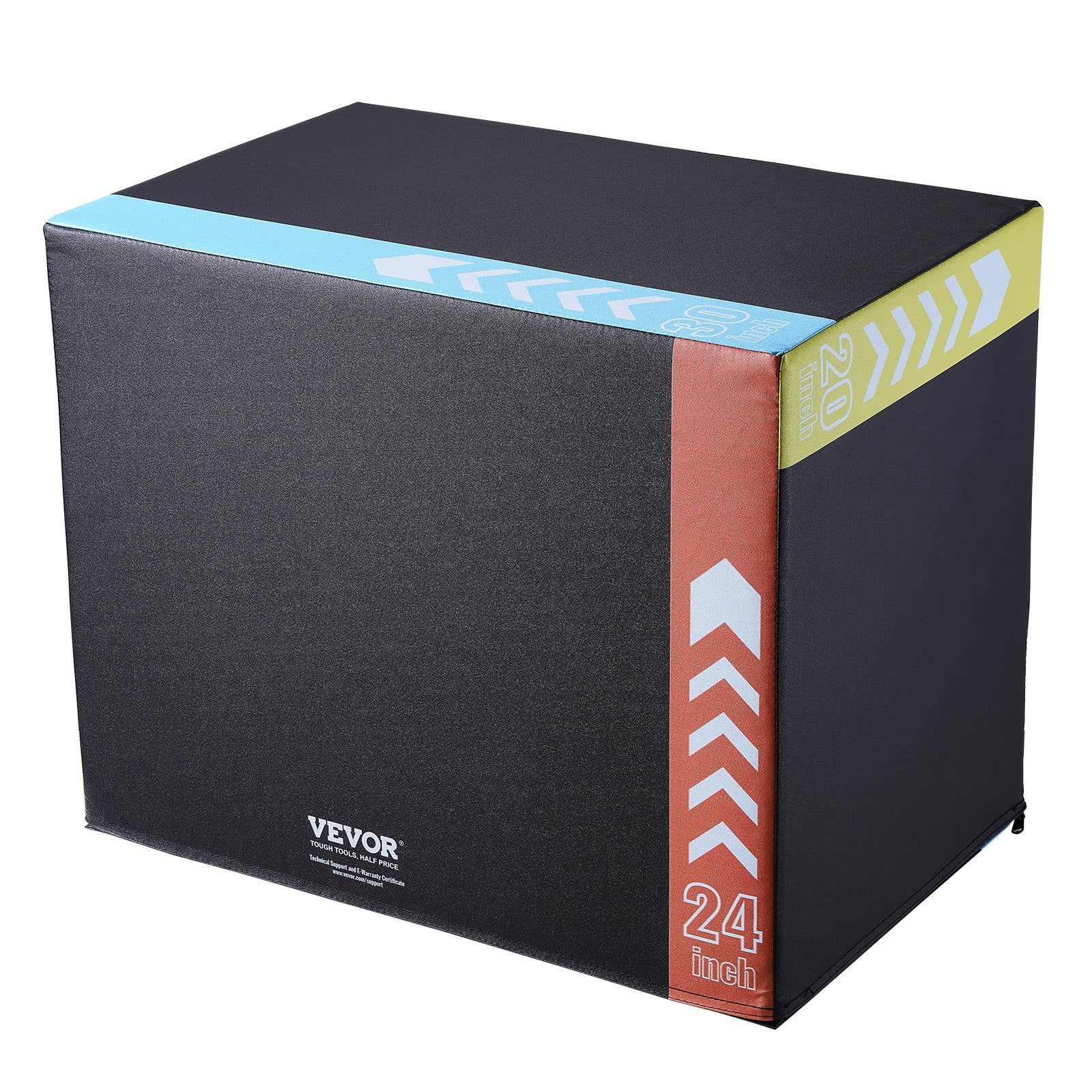 Pliometrinė šuolių dėžė VEVOR SS-Z-30-24-20, 3 viename