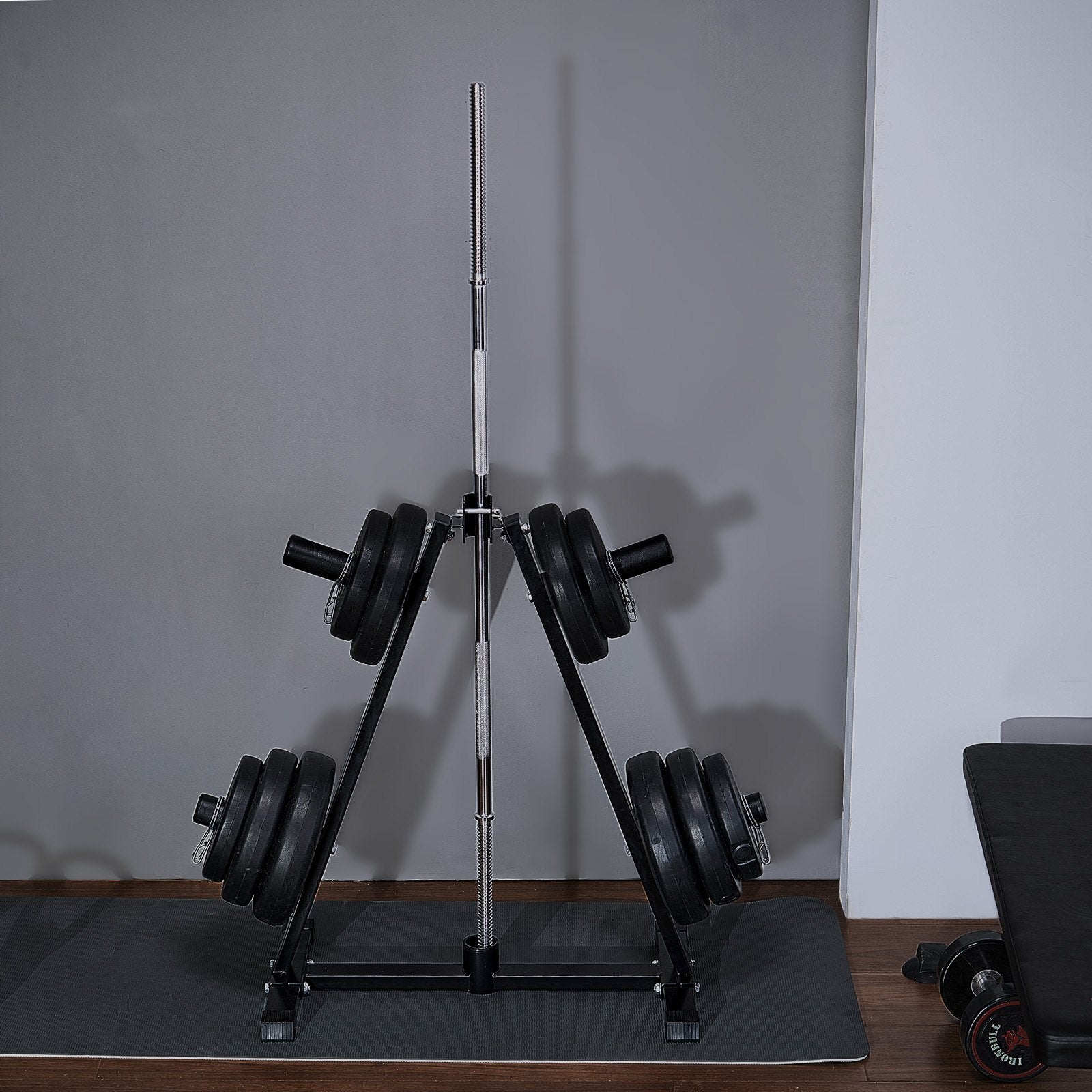 Svorio diskų stovas VEVOR YFRK-B32, 136 kg apkrova