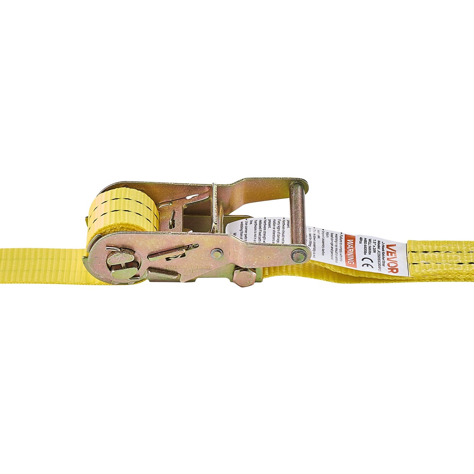 Tvirtinimo diržai su terkšle VEVOR JC25015X20G4PCS, 2000 kg, 4 vnt.