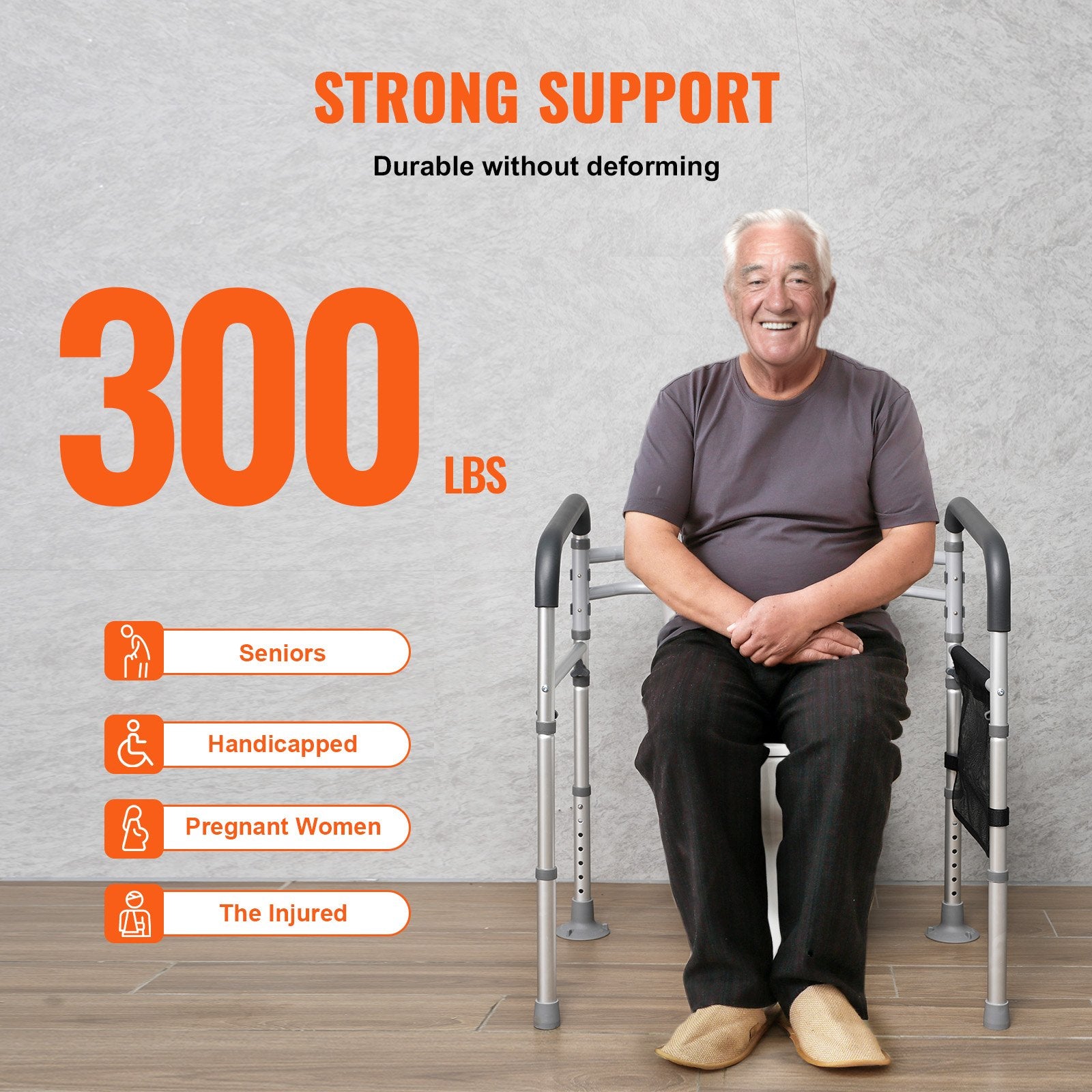 Tualeto atrama VEVOR FBL900631, 136 kg apkrova