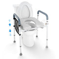 Paaukštinta tualeto sėdynė VEVOR FBL760598, reguliuojamas aukštis 490–640 mm