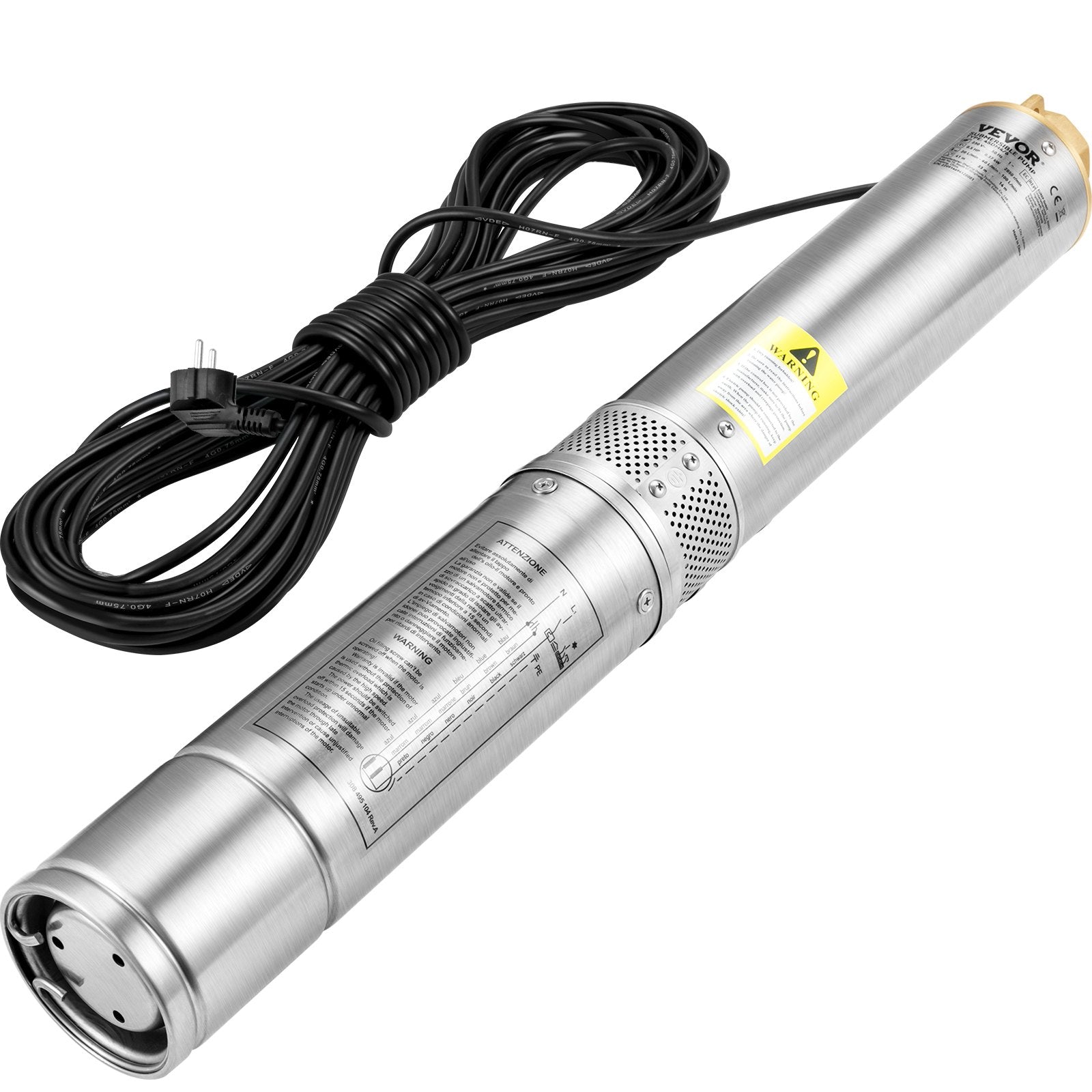Giluminis vandens siurblys VEVOR 3.5SDM4/11, 750W