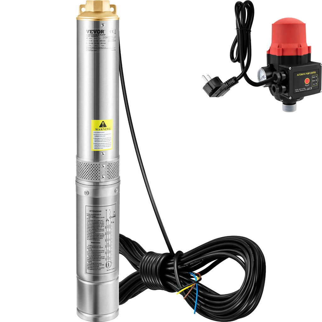 Giluminis vandens siurblys VEVOR 3SDM2/21, 550W