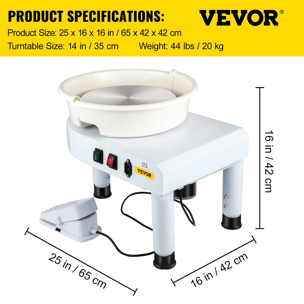 Žiedimo staklės VEVOR GCJX-008, 35 cm diskas