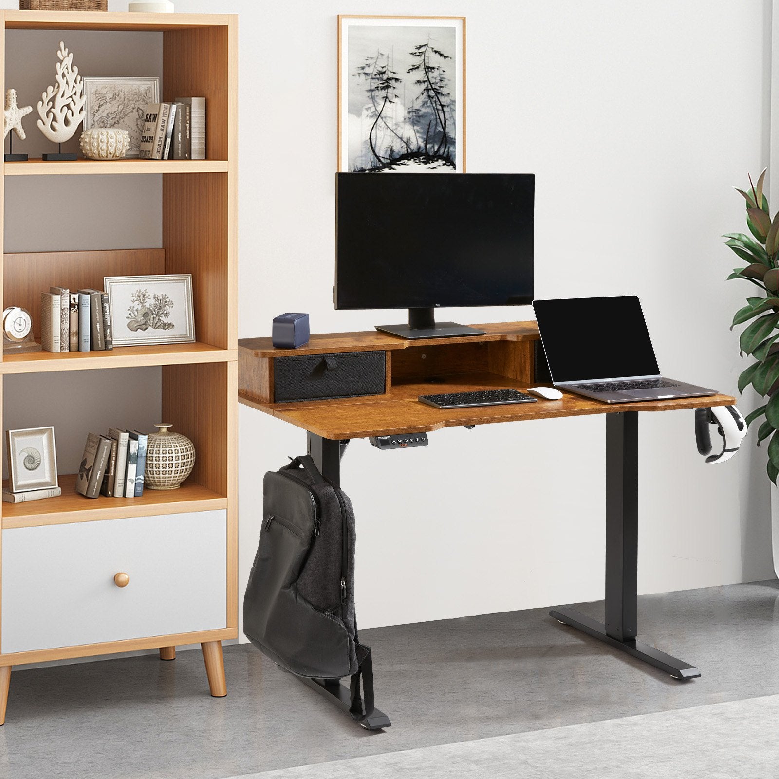 Reguliuojamo aukščio stalas VEVOR ZWE-DDJ-SS-11, 120x60 cm