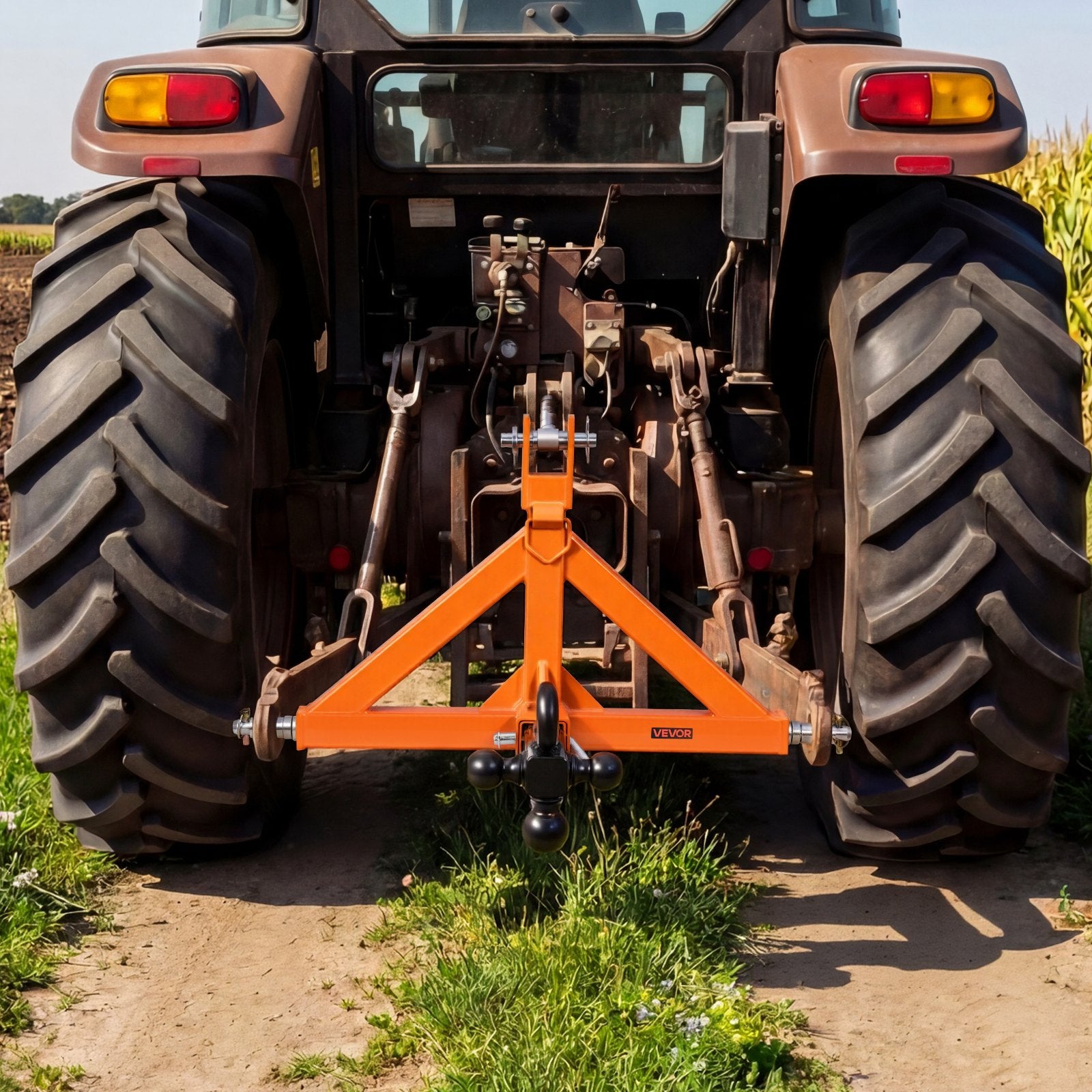 3 taškų prikabinimo mechanizmas VEVOR S-03-A, 50,8 mm lizdas