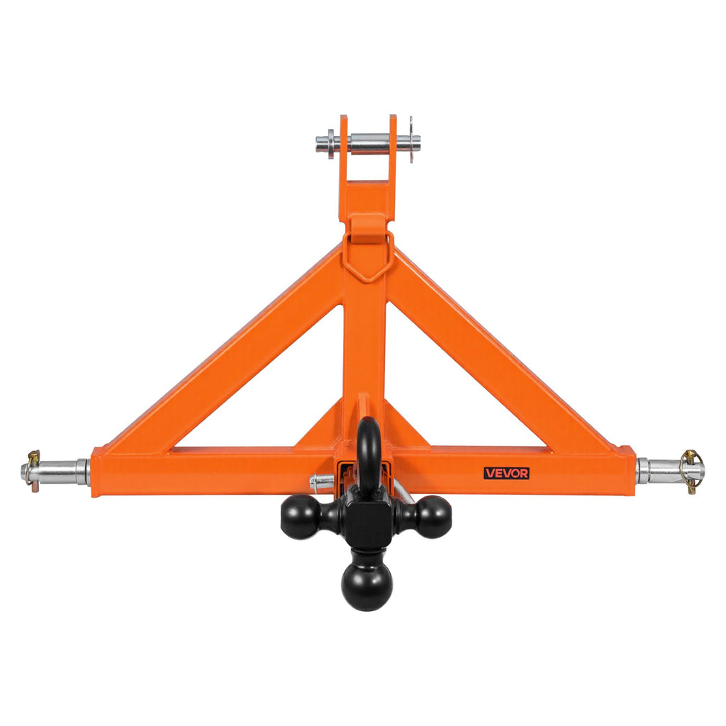 3 taškų prikabinimo mechanizmas VEVOR S-03-A, 50,8 mm lizdas